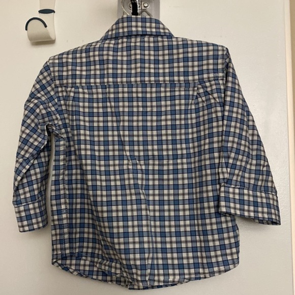The Children’s Place Plaid Button Down 18M - Picture 4 of 8